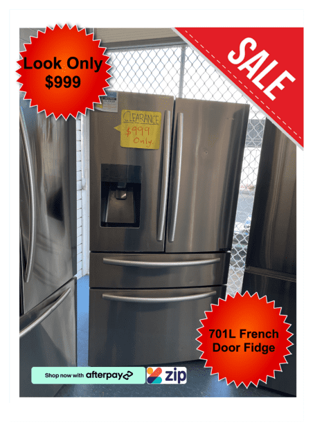 hisense hr6fdff701sw 701l french door fridge