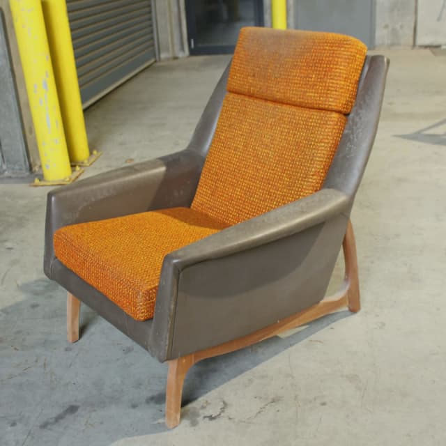 60s Vintage Wrightbilt Mid Century Modern Retro Armchair Accent Chair
