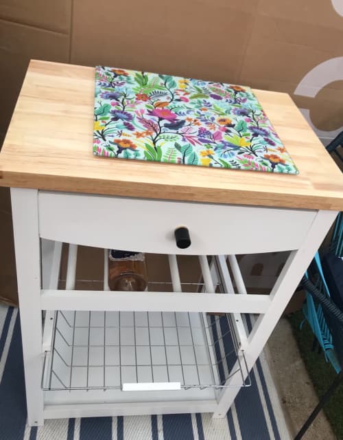 Kitchen Island w Black Handle Local Delivery 75 Other