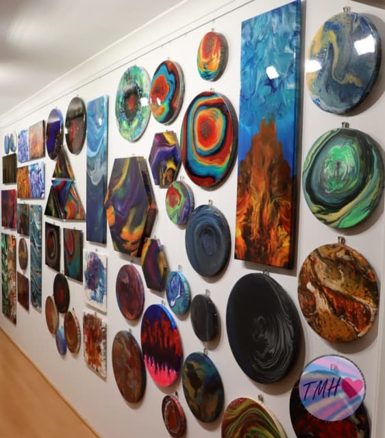 Incredible Unique Pour Paintings Art Gumtree Australia Joondalup