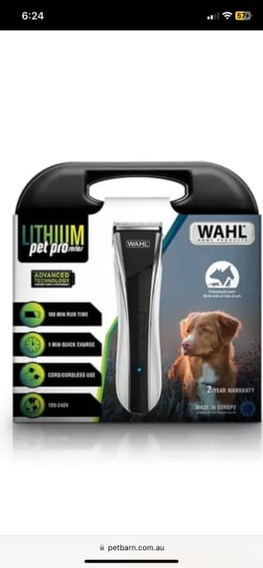 Wahl dog outlet clippers petbarn