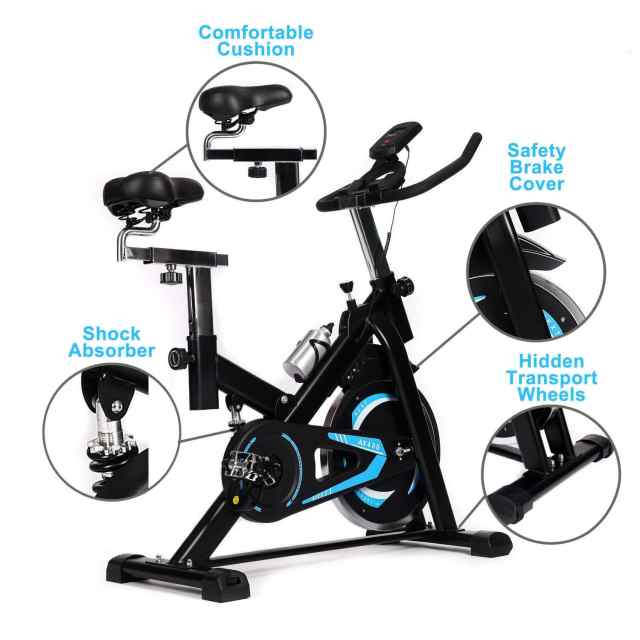 Exercise Spin Bike Home Gym Workout Equipment Cycling Fitness Bicycle