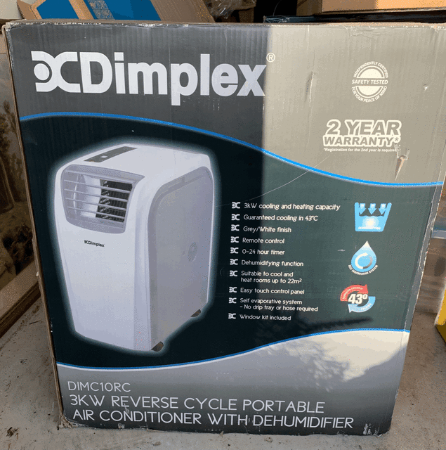 Dimplex Portable Air Conditioner with Dehumidifier - Air Conditioning ...