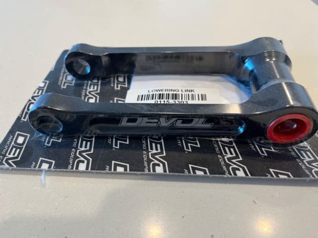 204.95 Devol Adjustable Pullrod Black For Yamaha YZ 250F #155448
