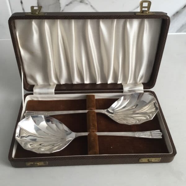 Vintage boxed Yeomen EPNS salad servers Cutlery Gumtree Australia Kiama Area Kiama