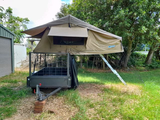 6x4 Box Trailer Camper trailer. Roof top tent. Annexe. Cage. Canopy ...