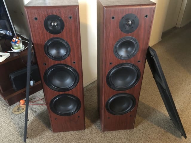 Discounted! Audiofile 4 Way Tower Speakers (pair)!! - Speakers In 