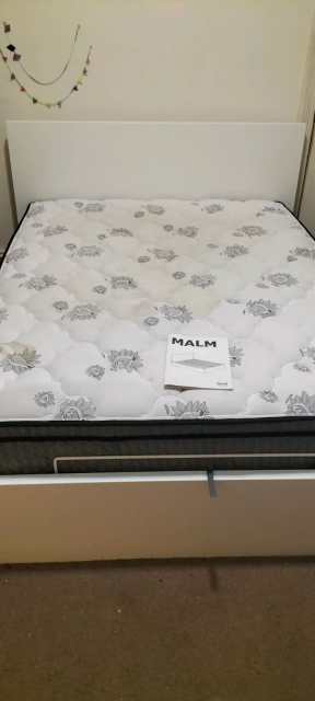 IKEA malm queen foldable bed with mattress | Beds | Gumtree Australia ...