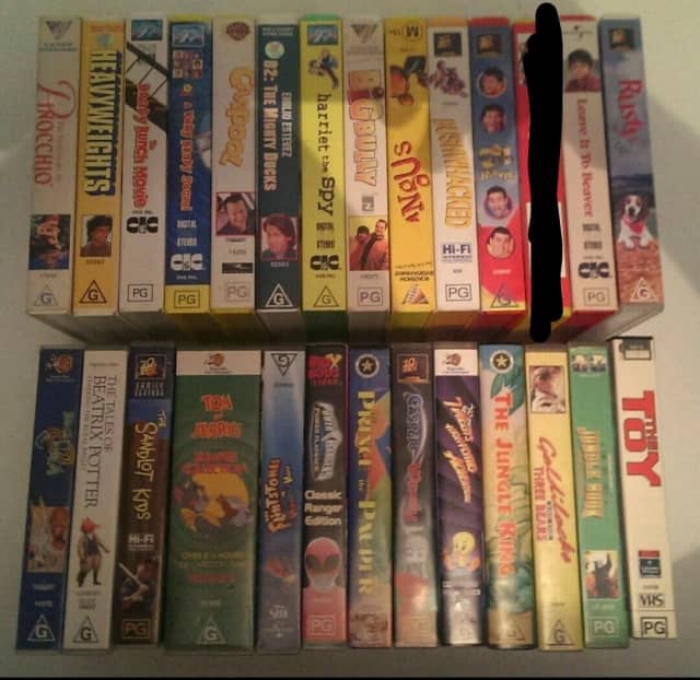 Kids Family Vhs Starting @ $4 Each. 