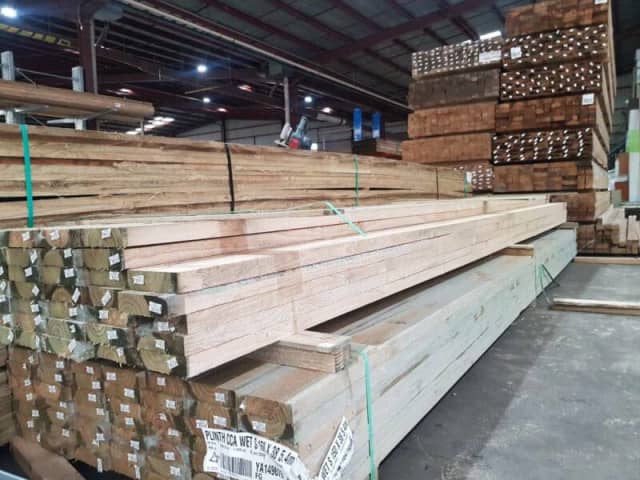 Treated Pine Plinth and Rail 75x50, 150x25 & 150x38 | Building ...