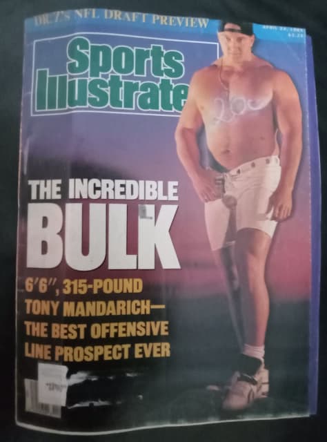 Sports Illustrated - April 24 1989 -The Incredible Bulk-Tony