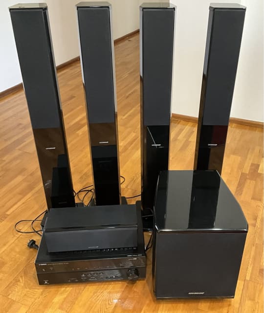 YAMAHA RXV375 Home Theater System with Accusound 5.1 Speakers Home Theatre Systems Gumtree
