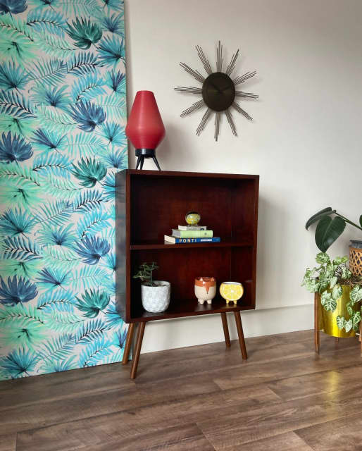 Vintage Slim Timber Bookcase Bookshelf Can Deliver Bookcases