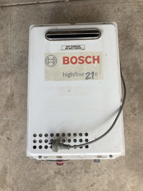 BOSCH HIGHFLOW 21E NG INSTANTANEOUS CONTINUAL FLOW HWS