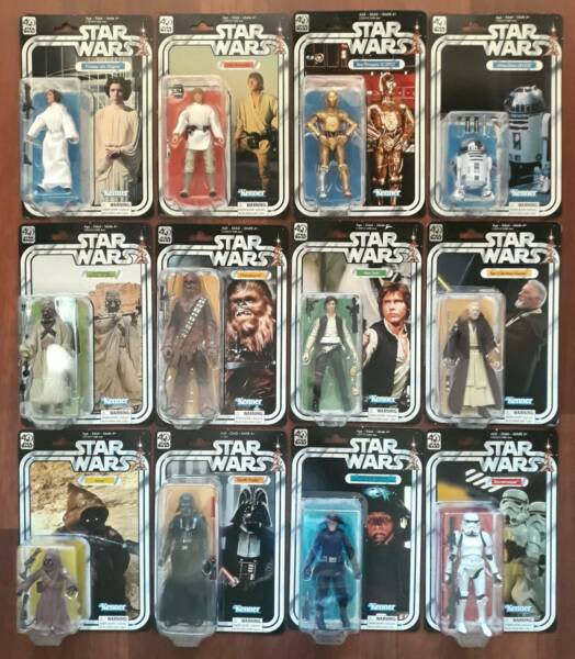 Star Wars Black Series 40th Anniversary 12 Figures & 1 Exclusive