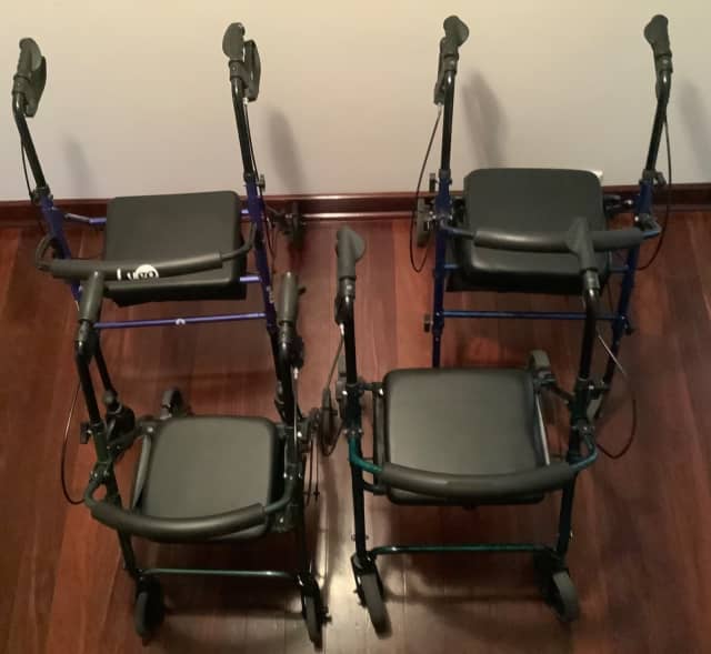 4 Wheel Walkers (Adjustable Height) Miscellaneous Goods Gumtree