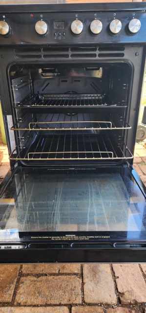 belling 60cm freestanding oven with ceramic cooktop