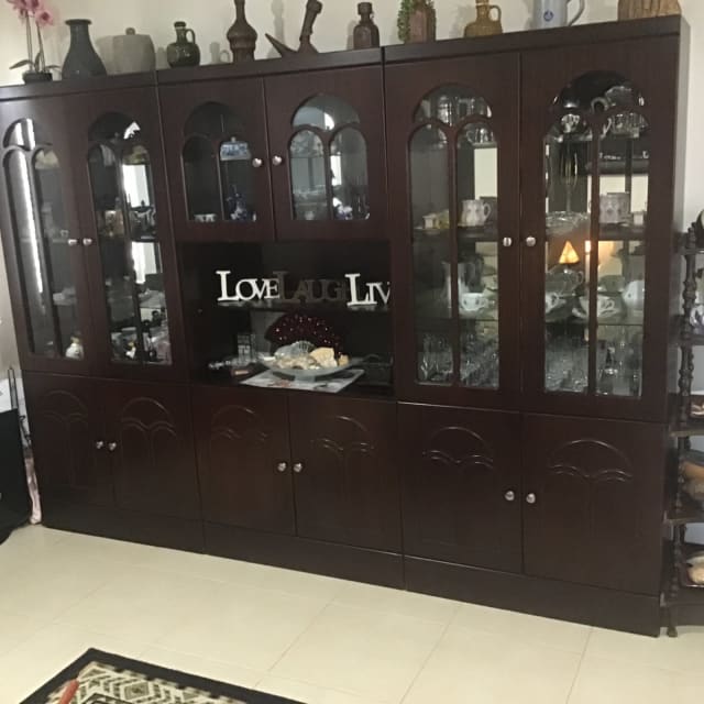 Solid timber wall unit Bookcases & Shelves Gumtree Australia Fraser