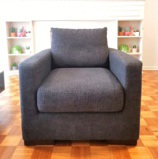 Freedom Furniture Fabric Armchair Near New. RRP 1,499. Pick up ASAP Armchairs in Brighton