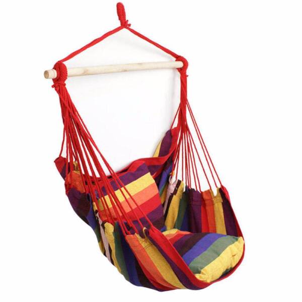 100*150cm Swinging Hanging Garden Home Fabric Hammock Chair Lounging
