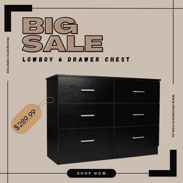 REDFERN LOWBOY 6 DRAWERS AVAILABLE!!! ORDER NOW!!! Dressers & Drawers Gumtree Australia