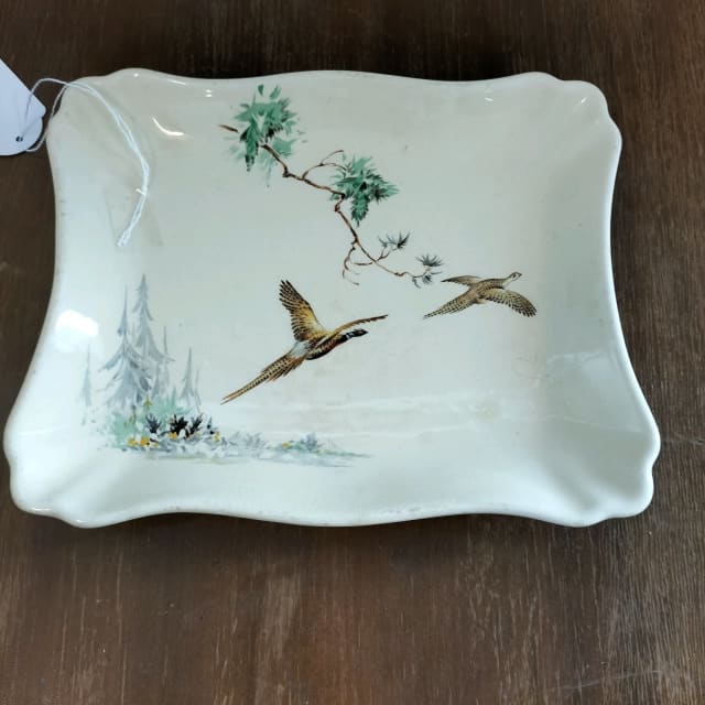 Royal Doulton birds plate hand painted attractive composition