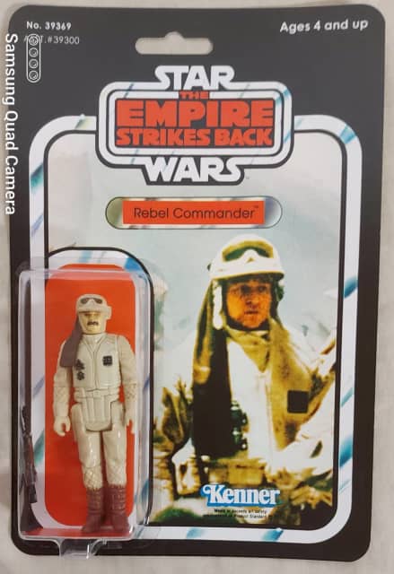 Vintage Star Wars 1980 Re-Card Rebel Commander on Custom