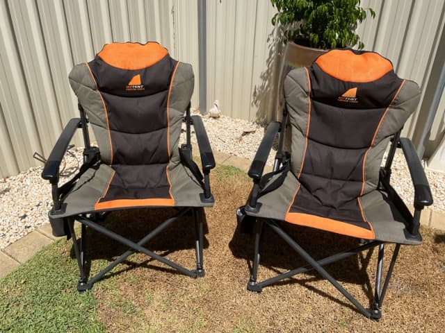 Camping Chairs Gibson Quad Fold with Lumbar Support