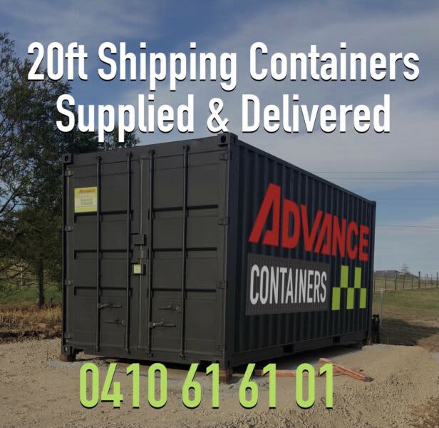 20ft Shipping Containers 3100 inc DELIVERY & GST Sheds & Storage