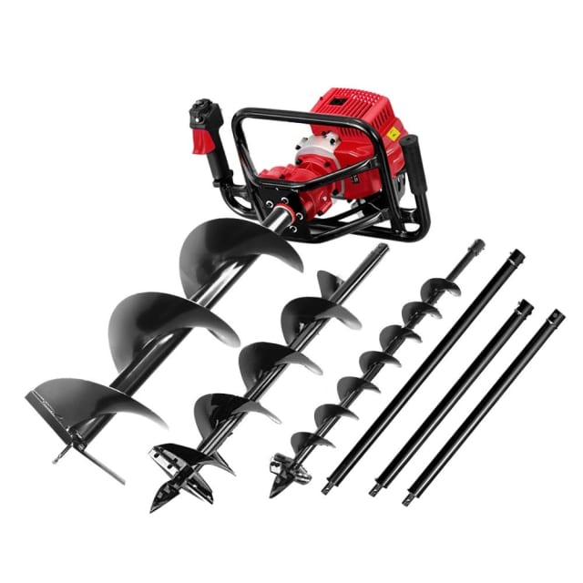 Giantz 92CC Post Hole Digger Drill Borer Fence Extension Auger Bits