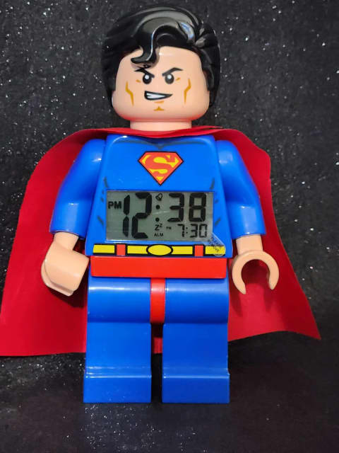 Lego discount superman clock