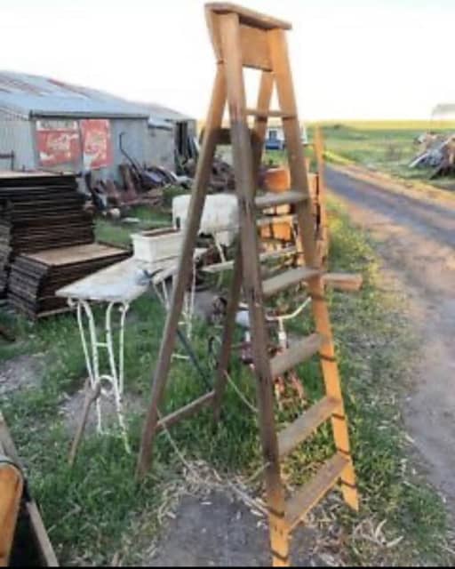 Vintage Wooden Step Ladder Other Home & Garden in Truro SA Gumtree