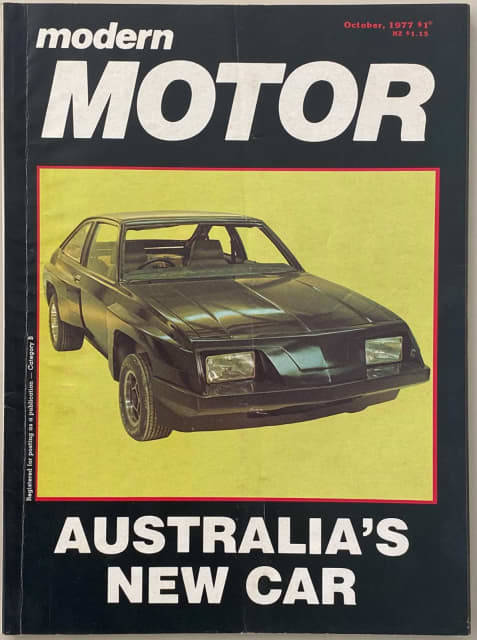 Modern Motor Oct 77 Jaguar XJS V12 Chrysler Drifter Recaro Torana HRG ...