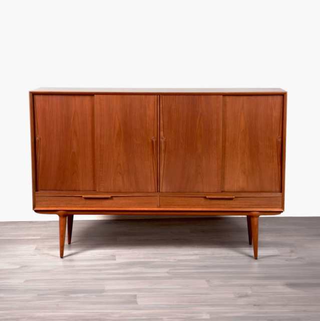 Danish Teak Sideboard by Omann Jun Mobelfabrik Model 13 Vintage 1960s