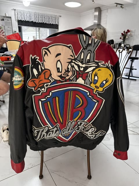 Warner Bros. Leather jacket. | Jackets & Coats | Gumtree Australia