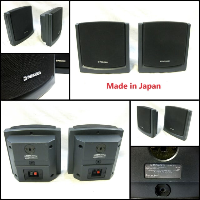 PIONEER S-P70 Bookshelf Speakers Made in Japan (30W 16 Ohms) - Speakers in  Attadale WA | Gumtree Australia