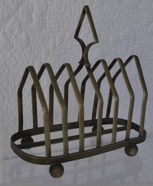 Vintage stamped silver plated toast rack Antiques Gumtree Australia