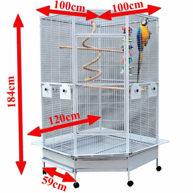 XXL bird cage macaw corner cage cockatoo 1x1M Pet Products Gumtree Australia Liverpool Area