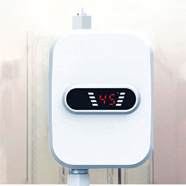 Mini Instant Electric Hot Water Heater Camping Shower System Caravan