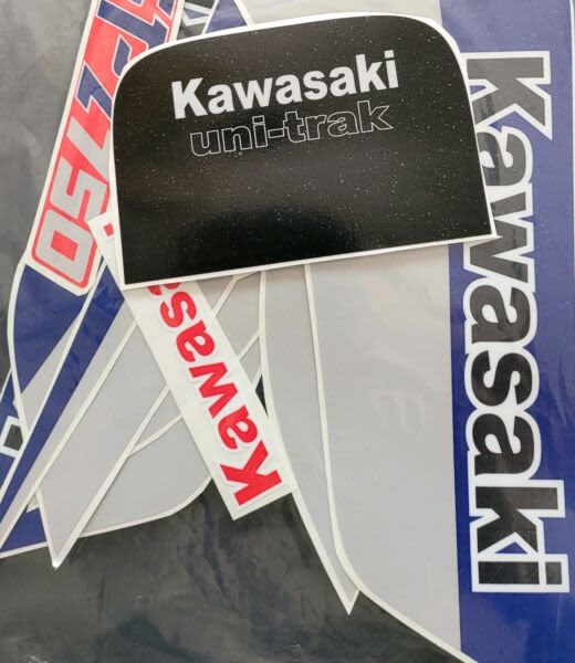 KAWASAKI 1985 ZX750 GPZ750 FULL FAIRING GRAPHIC DECALS KIT Motorcycle