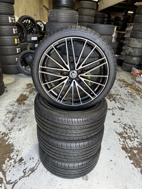 LENSO WHEELS 225/40/18x8 ET35 5x108 TYRES IN EXCELLENT CONDITION 90 ...