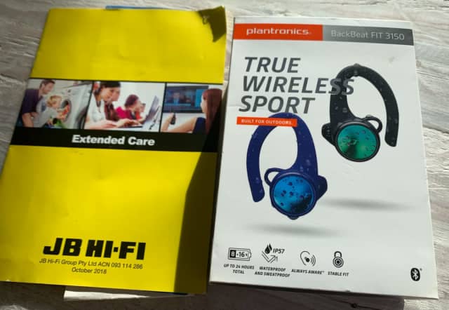 Plantronics backbeat fit 3150 discount true wireless sport headphones stores