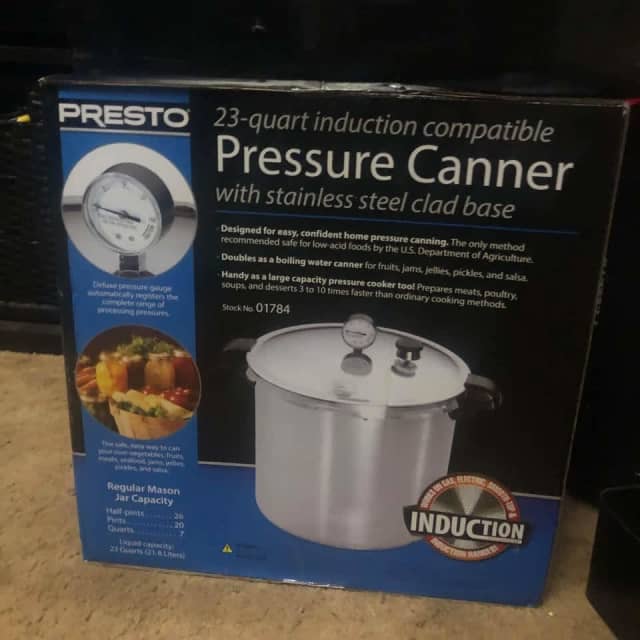 Presto 23 quart cheap induction pressure canner