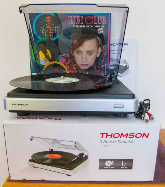 As New Boxed 3 Speed Turntable Record Player Stereo Systems in