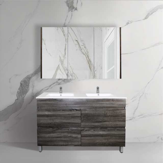 1200x460x850mm Freestanding vanity with legs Dark grey Building