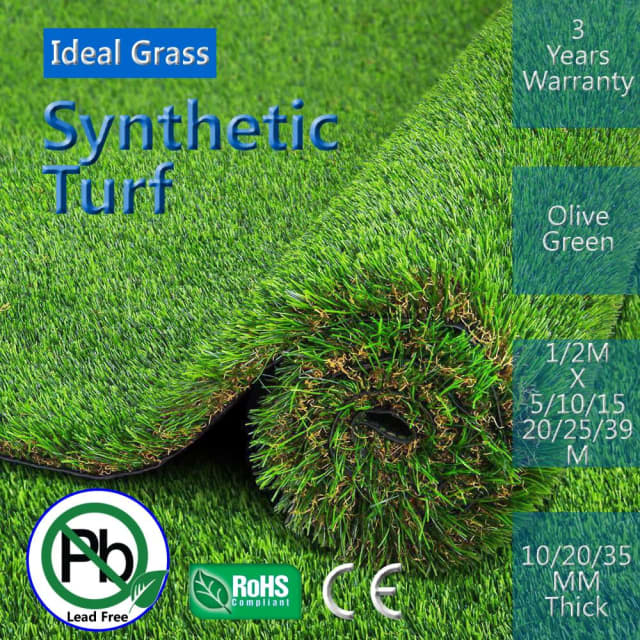 Artificial Grass Synthetic Fake Turf Plant Lawn 10/20/35MM Floor Garde