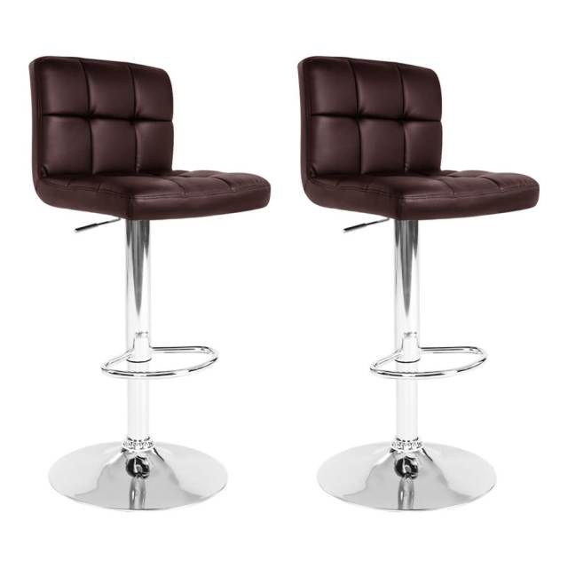 2x Bar Stools Leather Gas Lift Brown Stools & Bar stools in Tamborine QLD Gumtree Australia