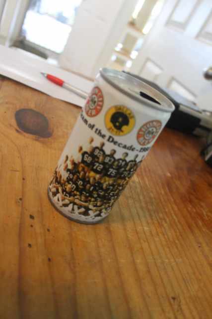 Vintage 1980 Pittsburgh Steelers Team of the Decade Iron City Beer Can NFL