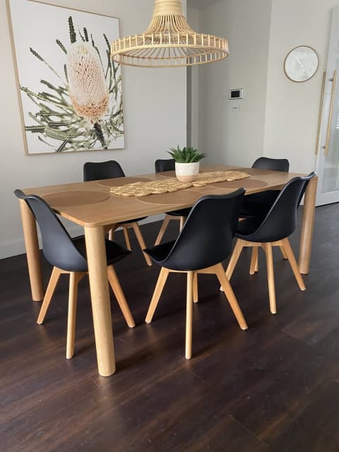 freedom black dining chairs