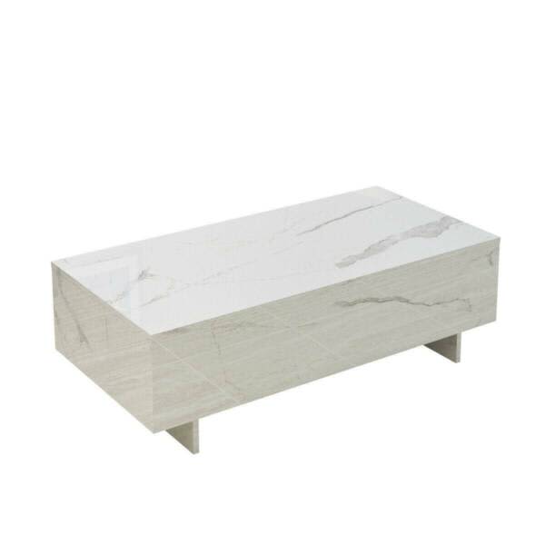 Modern Coffee Table High Gloss Tables Living Room Office Marble Furn